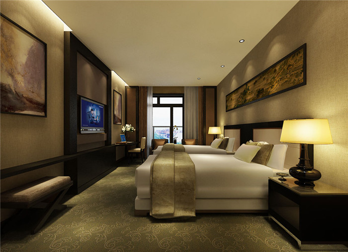 酒店客房空間布局：標(biāo)間