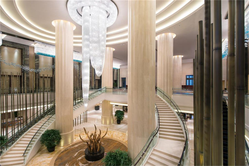 酒店大堂局部細節(jié)設(shè)計實景圖