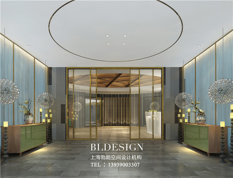 滄州喜達(dá)爾精品酒店大堂入口門廳設(shè)計(jì)圖