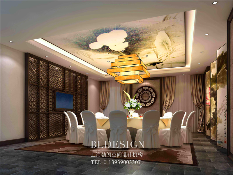 河南萬盛商務(wù)酒店餐飲包間設(shè)計