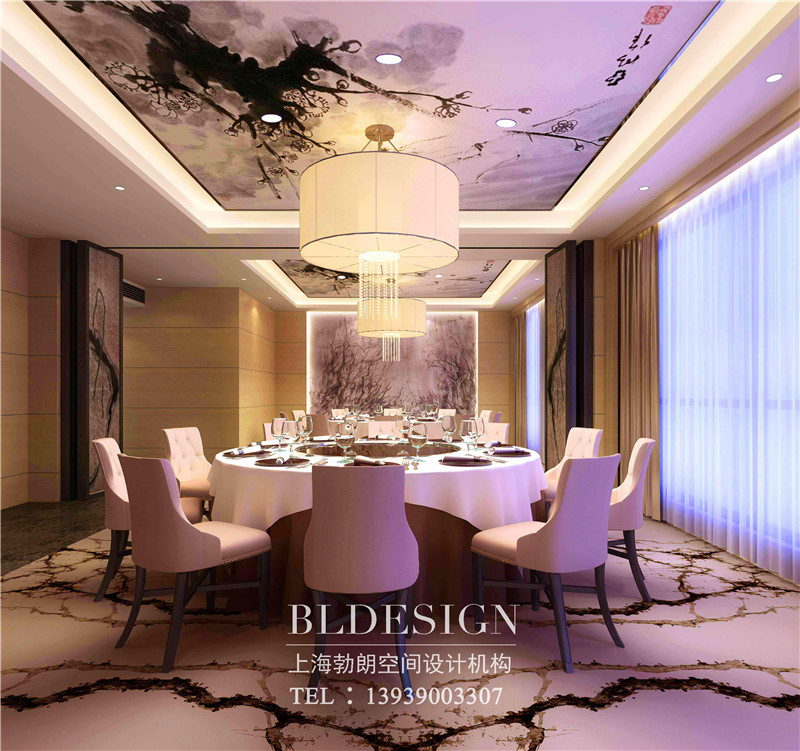 河南萬盛商務(wù)酒店餐飲包間設(shè)計