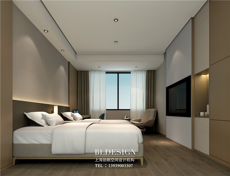 開蘭三星級酒店客房改造設(shè)計效果圖