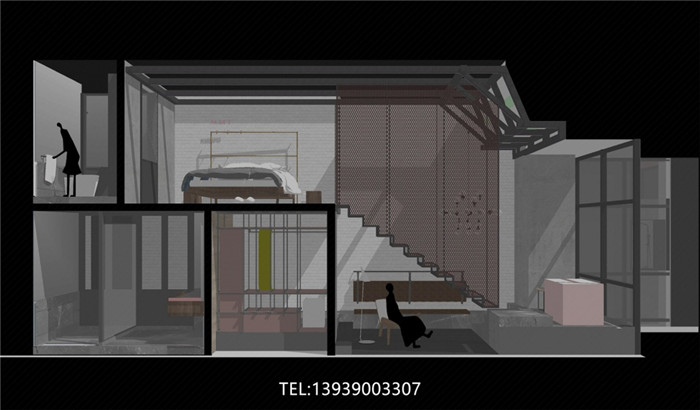 重慶幔山酒店  超酷的摩登工業(yè)風(fēng)精品酒店客房設(shè)計方案