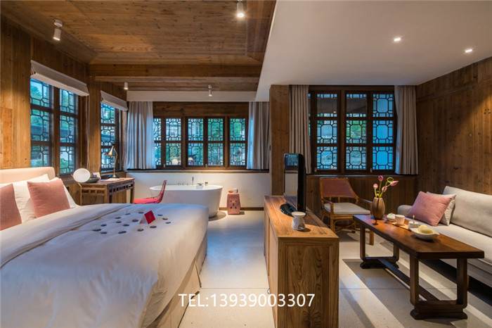 安徽宏村半山詩莉莉中式徽派酒店客房設(shè)計方案賞析 安徽宏村半山詩莉莉中式徽派酒店客房設(shè)計方案賞析