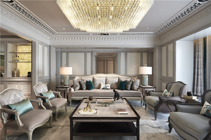上海天禧嘉福璞緹客豪華精品酒店總統(tǒng)套房客廳改造設(shè)計圖 上海天禧嘉福璞緹客豪華精品酒店總統(tǒng)套房客廳改造設(shè)計圖