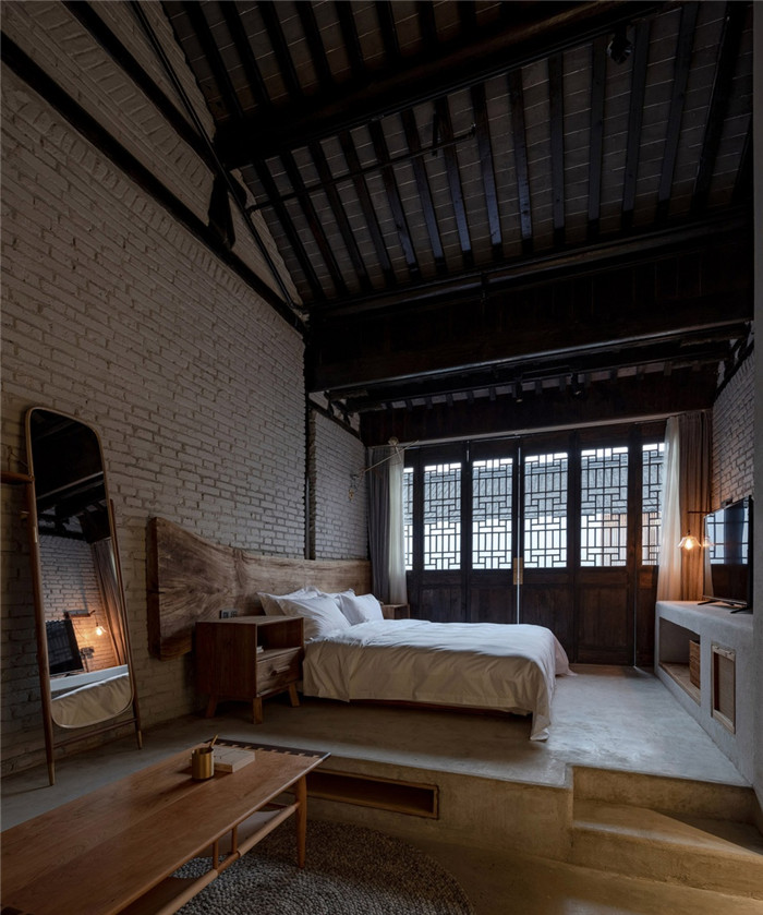 現代禪意民宿客房設計方案實景圖