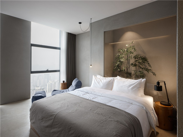 極其經(jīng)濟(jì)和自然環(huán)保的無際精品酒店大床房設(shè)計圖