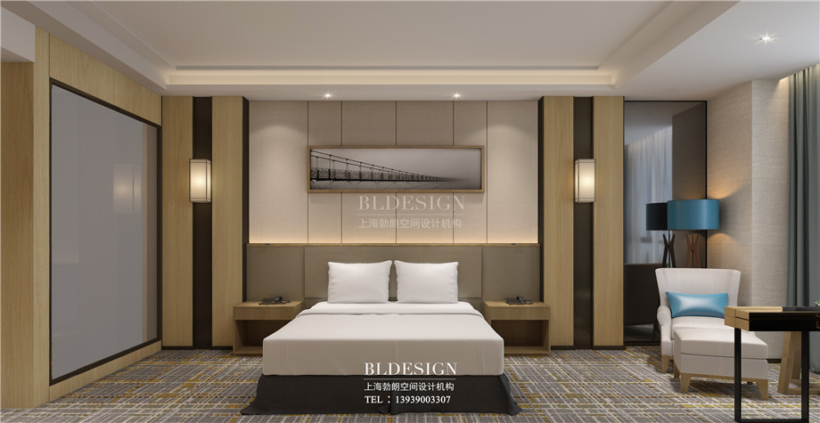 安陽酒店設(shè)計-林州望山精品商務(wù)酒店大床房設(shè)計案例效果圖.jpg