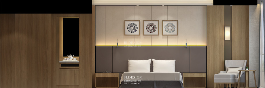 河南安陽曙光精品商務(wù)酒店客房裝修設(shè)計(jì)方案效果圖