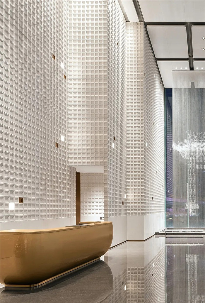 知名酒店設(shè)計公司楊邦勝新作：南京金鷹G酒店大堂接待臺設(shè)計