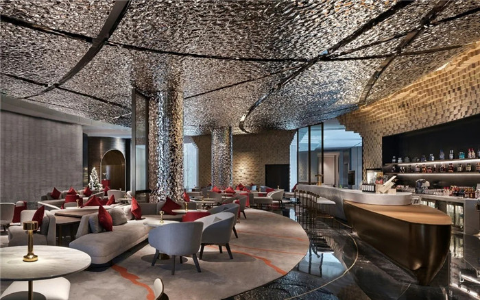 知名酒店設(shè)計公司楊邦勝新作：南京金鷹G酒店大堂吧設(shè)計