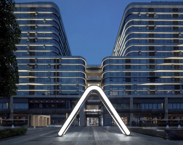 亞朵首家新知社區(qū)中心酒店——愛琴海亞朵S酒店設計