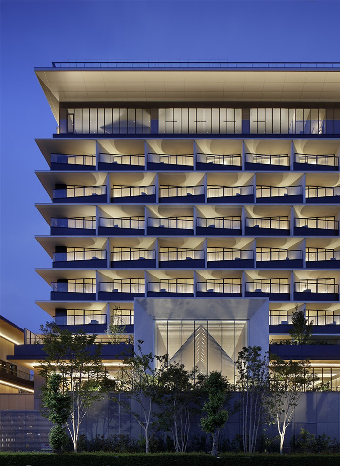 現(xiàn)代日式酒店設計   東京Sorano度假酒店外觀設計賞析