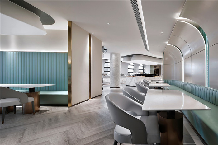 以山與海為主題的酒店大堂公區(qū)&餐廳改造設(shè)計方案