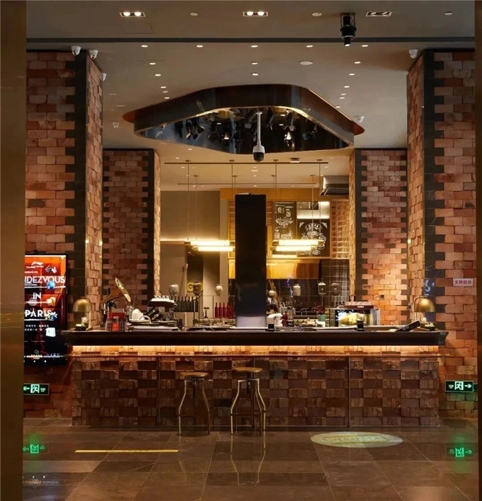 酒店大堂吧設(shè)計-復古與新潮混搭風武漢網(wǎng)紅精品酒店改造設(shè)計案例