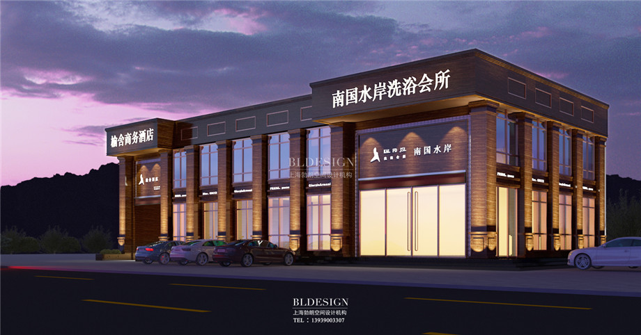 酒店外觀設計-香格里拉假日溫泉度假酒店設計方案