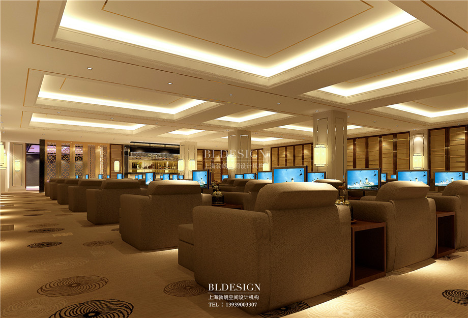 足浴大廳設計-香格里拉假日溫泉度假酒店設計方案