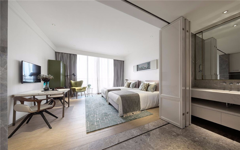 酒店客房設(shè)計-三亞現(xiàn)代中式洛克港灣五星級度假酒店設(shè)計案例