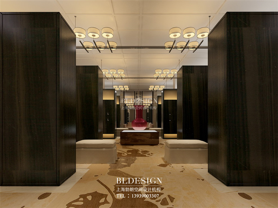 更衣室設(shè)計-信陽沁園春公館洗浴酒店設(shè)計效果圖