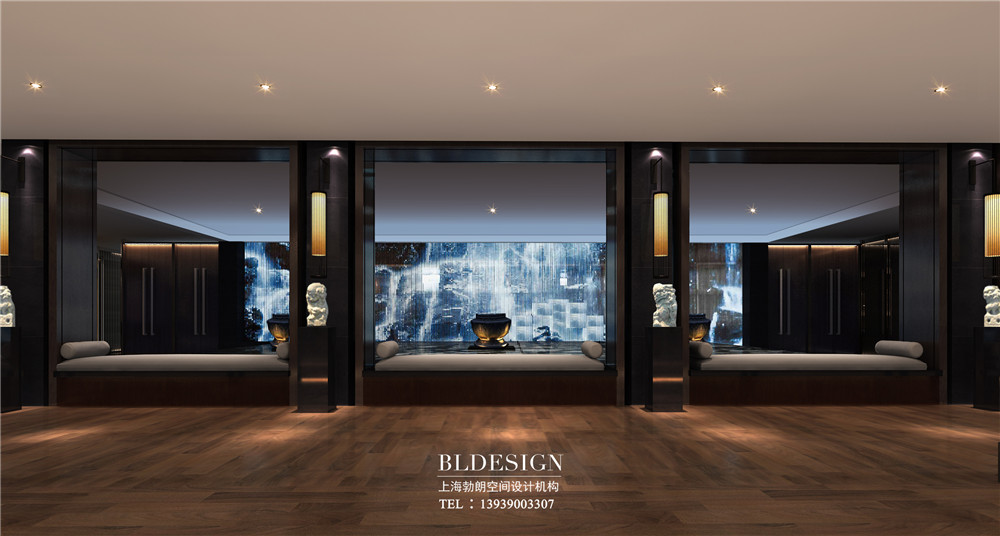 大廳設計-北京曲水蘭亭溫泉度假酒店設計方案