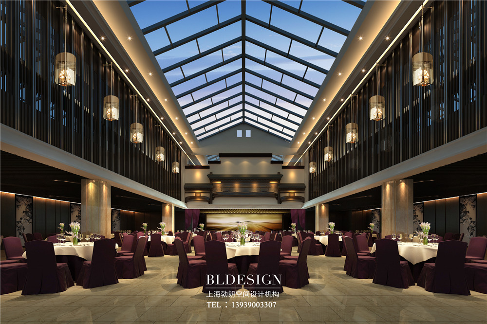 宴會廳設計-北京曲水蘭亭溫泉度假酒店設計案例