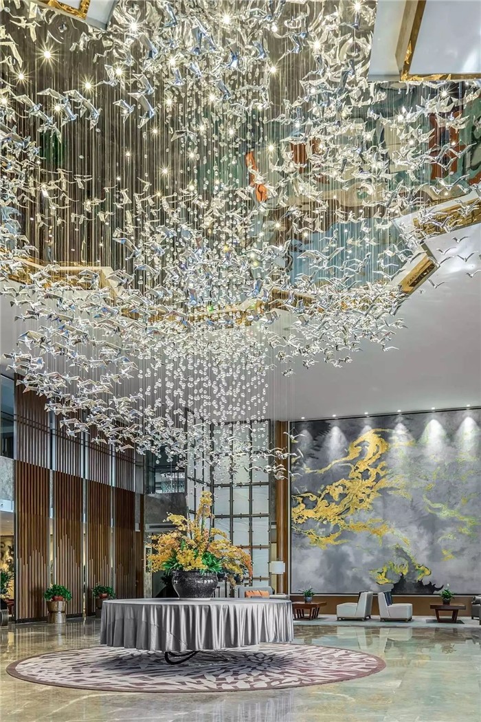 大堂設(shè)計(jì)-坐落于山水中的中式奢華度假酒店設(shè)計(jì)方案 大堂設(shè)計(jì)-坐落于山水中的中式奢華度假酒店設(shè)計(jì)方案