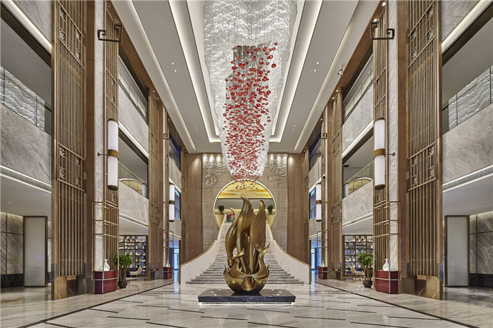 酒店大廳設(shè)計(jì)-遵義格蘭云天中式特色五星級(jí)酒店設(shè)計(jì)案例賞析 酒店大廳設(shè)計(jì)-遵義格蘭云天中式特色五星級(jí)酒店設(shè)計(jì)案例賞析