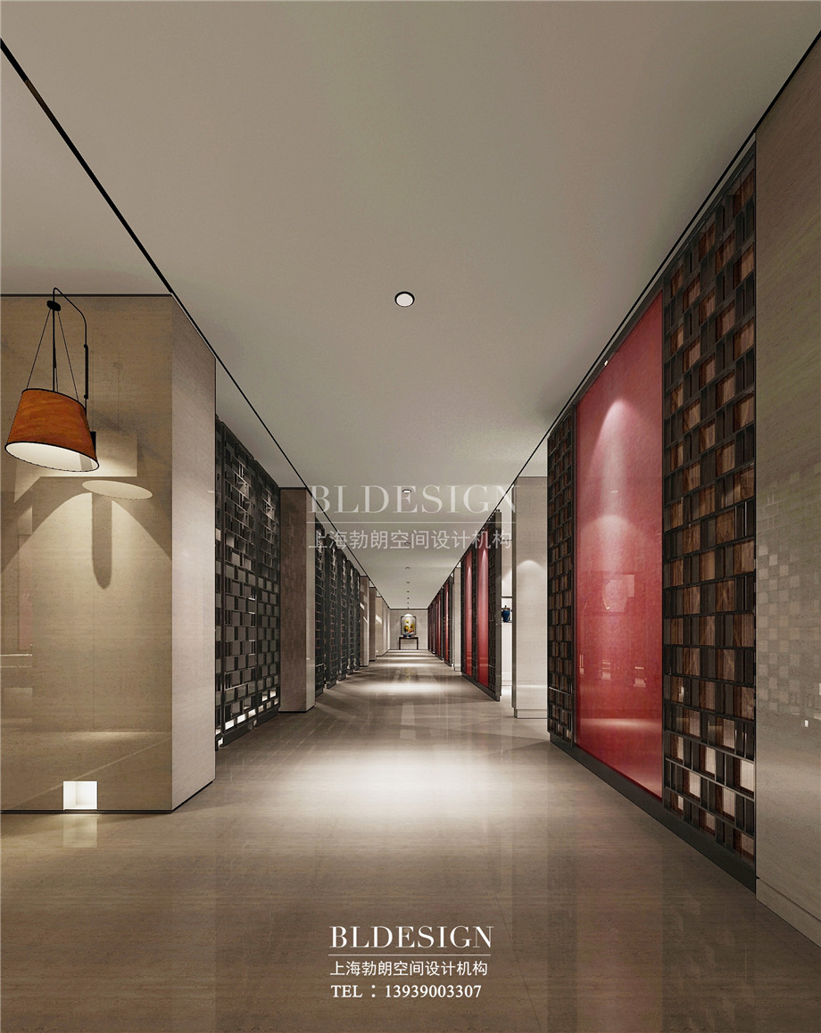 走廊設(shè)計-新鄉(xiāng)中原健康溫泉度假酒店設(shè)計案例