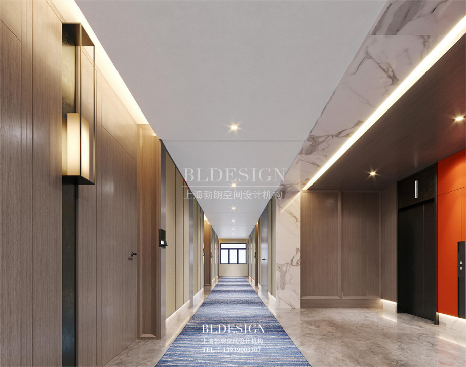 云南酒店設(shè)計-云南月伴灣精品酒店客房走廊設(shè)計方案
