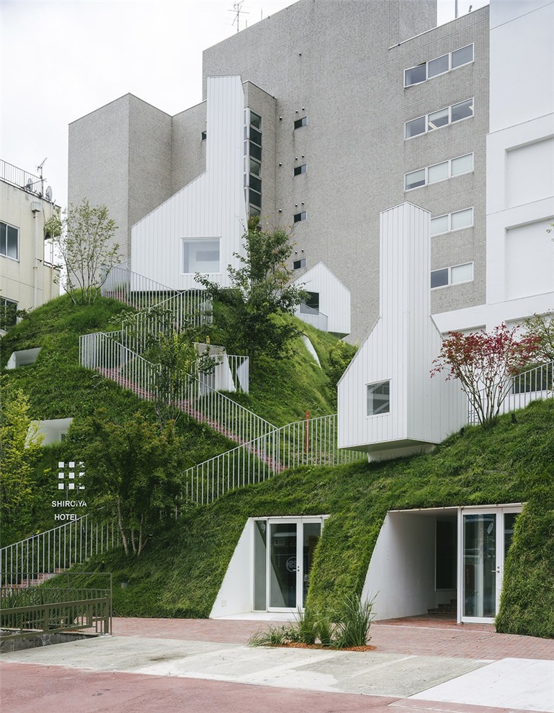 酒店外觀設(shè)計-以綠色環(huán)保工業(yè)風為主題的精品酒店改造設(shè)計方案