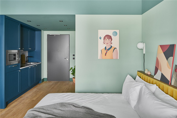 時尚前鋒主題Schwan Locke公寓式酒店客房設(shè)計 時尚前鋒主題Schwan Locke公寓式酒店客房設(shè)計