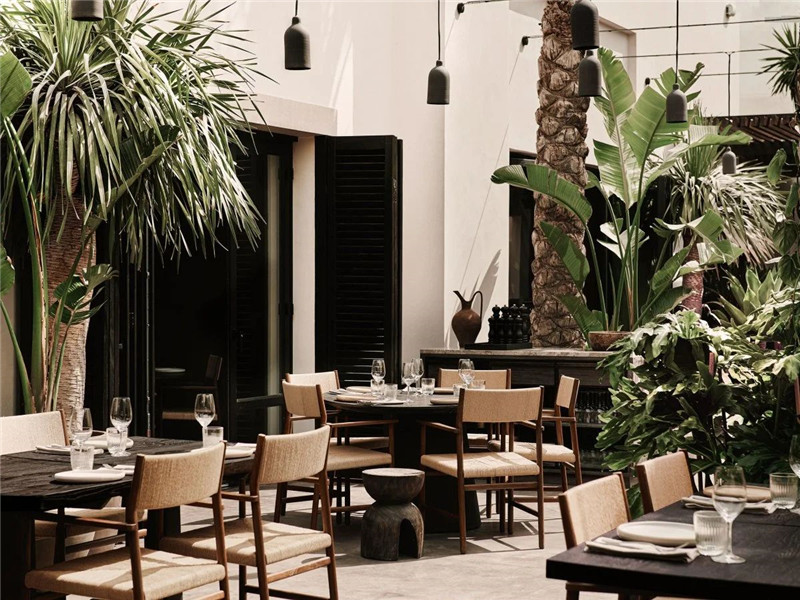 詫寂風Noema Mykonos度假酒店公共區(qū)域設計