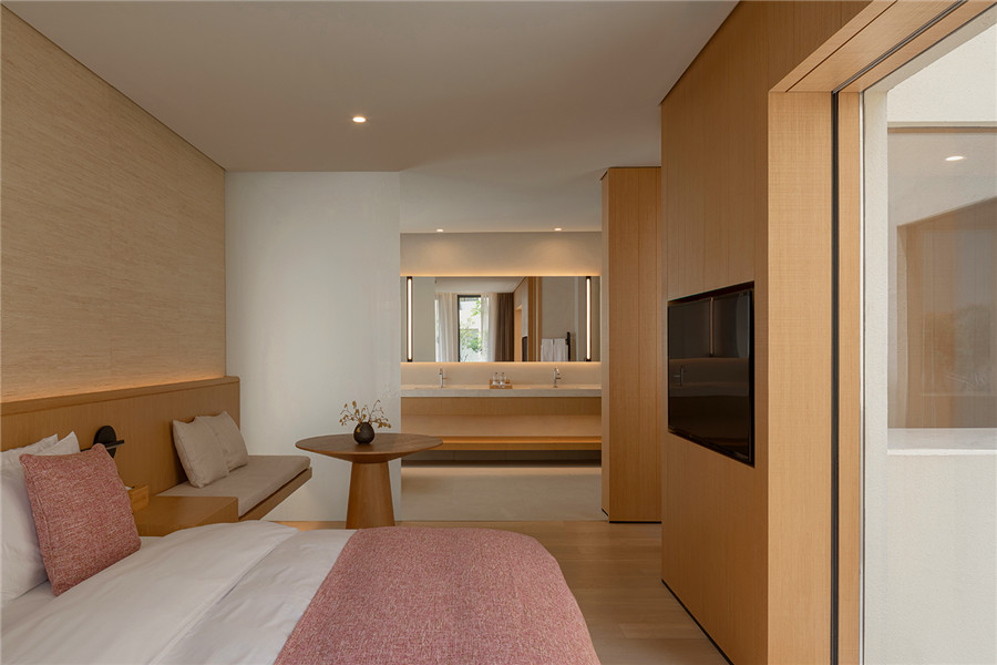 原木色無(wú)風(fēng)格酒店設(shè)計(jì)  沂水花間堂精品酒店設(shè)計(jì)賞析