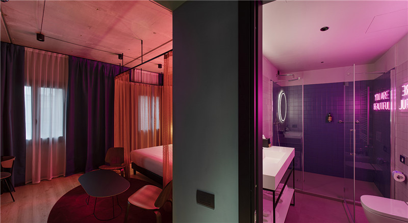 時尚工業(yè)風STAY HOTEL精品商務酒店改造設計說明