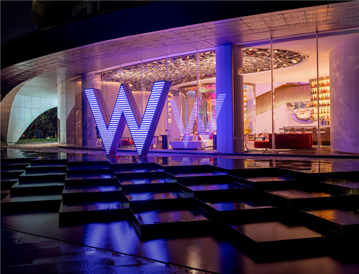 高端、時尚、年輕、藝術(shù)為主題的浙江W酒店設(shè)計賞析