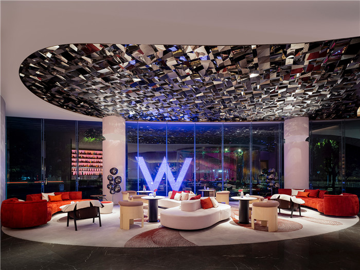 高端、時尚、年輕、藝術(shù)為主題的浙江W酒店設(shè)計賞析