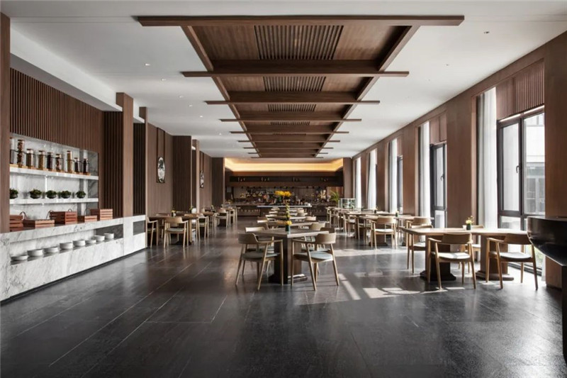 餐廳設(shè)計-濰坊桂水逸扉新中式五星級酒店設(shè)計案例