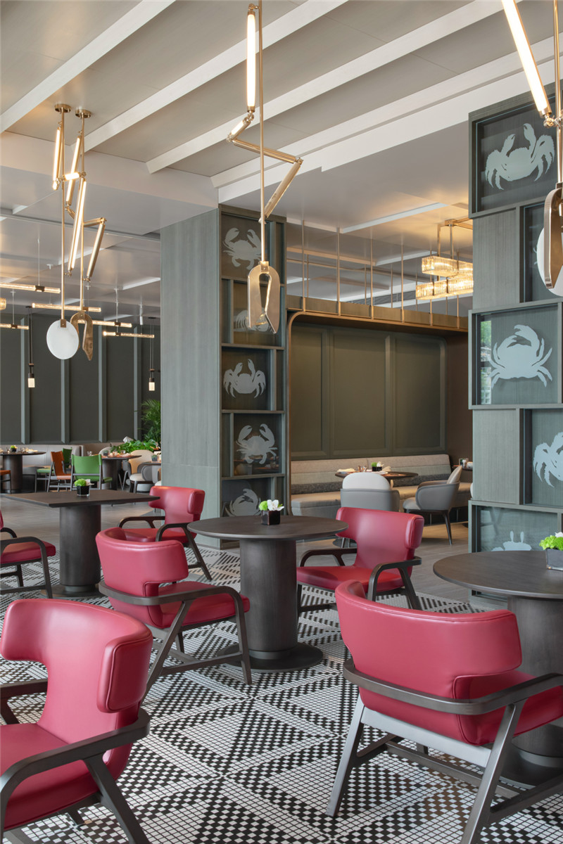 現(xiàn)代輕奢藝術(shù)風(fēng)蘇州英迪格酒店公共空間設(shè)計方案