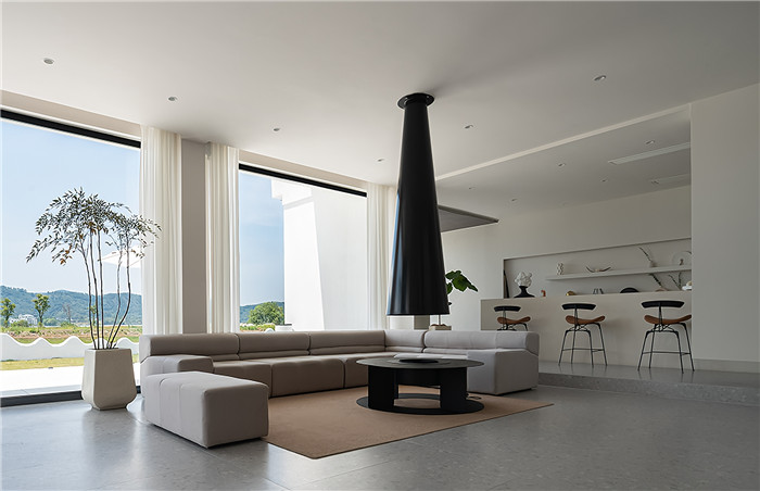 10間房的白色極簡風(fēng)漫心島民宿設(shè)計(jì)案例