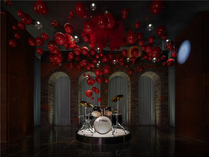 以音樂的主題的亞朵S酒店公共區(qū)域設(shè)計