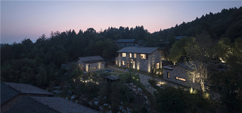 鄉(xiāng)村民宿群設(shè)計  湖北南岔灣·石屋部落民宿設(shè)計