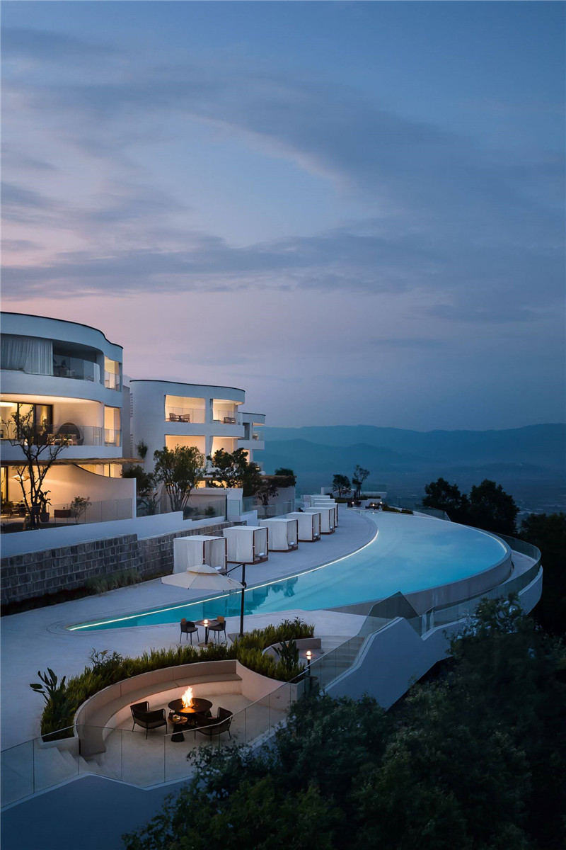 聯(lián)排別墅改造民宿 月泊半山溫泉民宿酒店設(shè)計(jì) 聯(lián)排別墅改造民宿 月泊半山溫泉民宿酒店設(shè)計(jì)