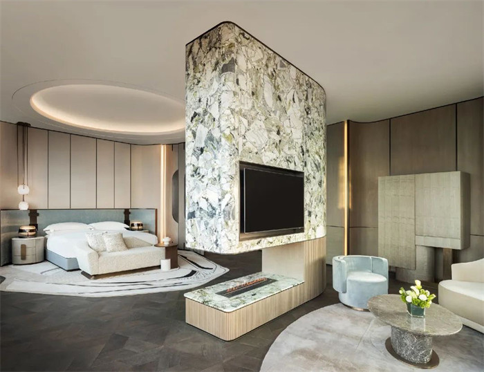 以海島為主題的上海滴水湖洲際豪華度假酒店設(shè)計