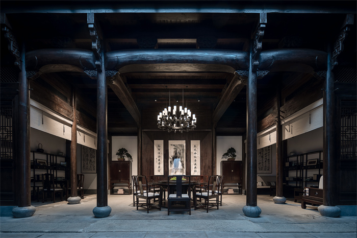 百年老宅改造   安徽秋水園徽派酒店設(shè)計方案