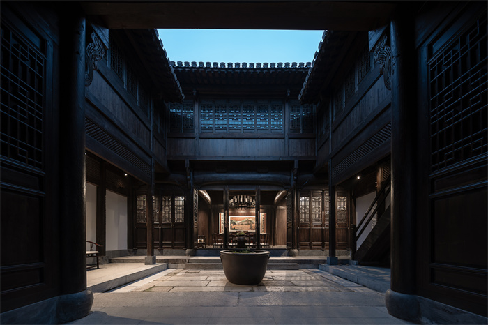 百年老宅改造   安徽秋水園徽派酒店設(shè)計方案