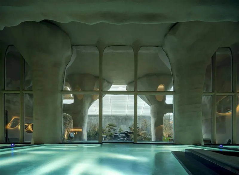 現(xiàn)代東方藝術(shù)  沈陽云之溪湯泉洗浴會所設(shè)計