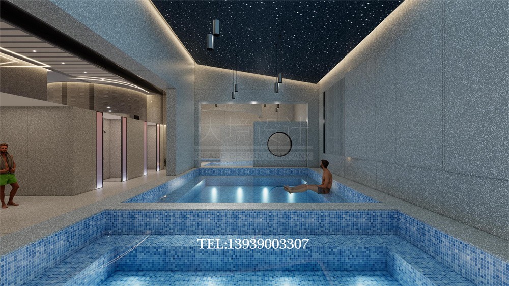 太原華明灣洗浴酒店翻新改造設計案例-浴區(qū)設計