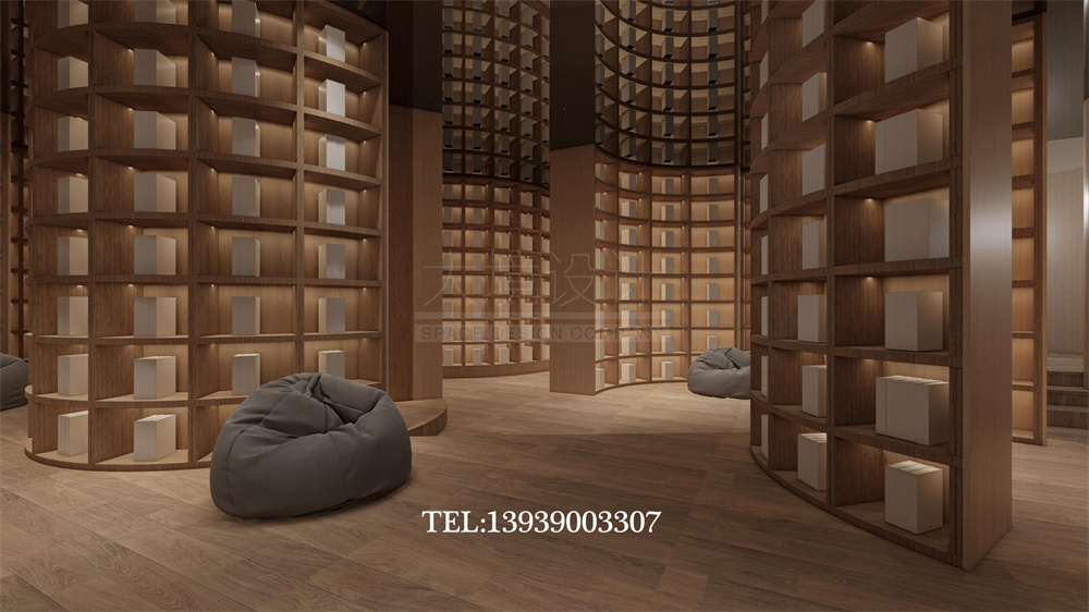 太原華明灣洗浴酒店翻新改造設計案例-休閑區(qū)設計