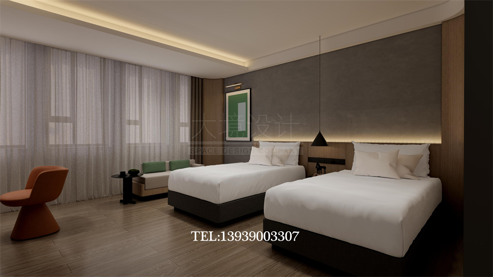 太原華明灣洗浴酒店翻新改造設計案例-休息客房設計